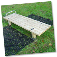 Fitness Trail Single Sit Up Bench