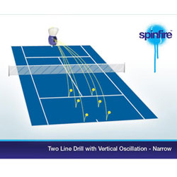 Spinfire Pro 2 Drills - Two Line Drill with Vertical Oscillation - Narrow