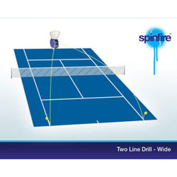 Spinfire Pro 2 Drills - Two Line Drill - Wide