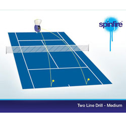 Spinfire Pro 2 Drills - Two Line Drill - Medium